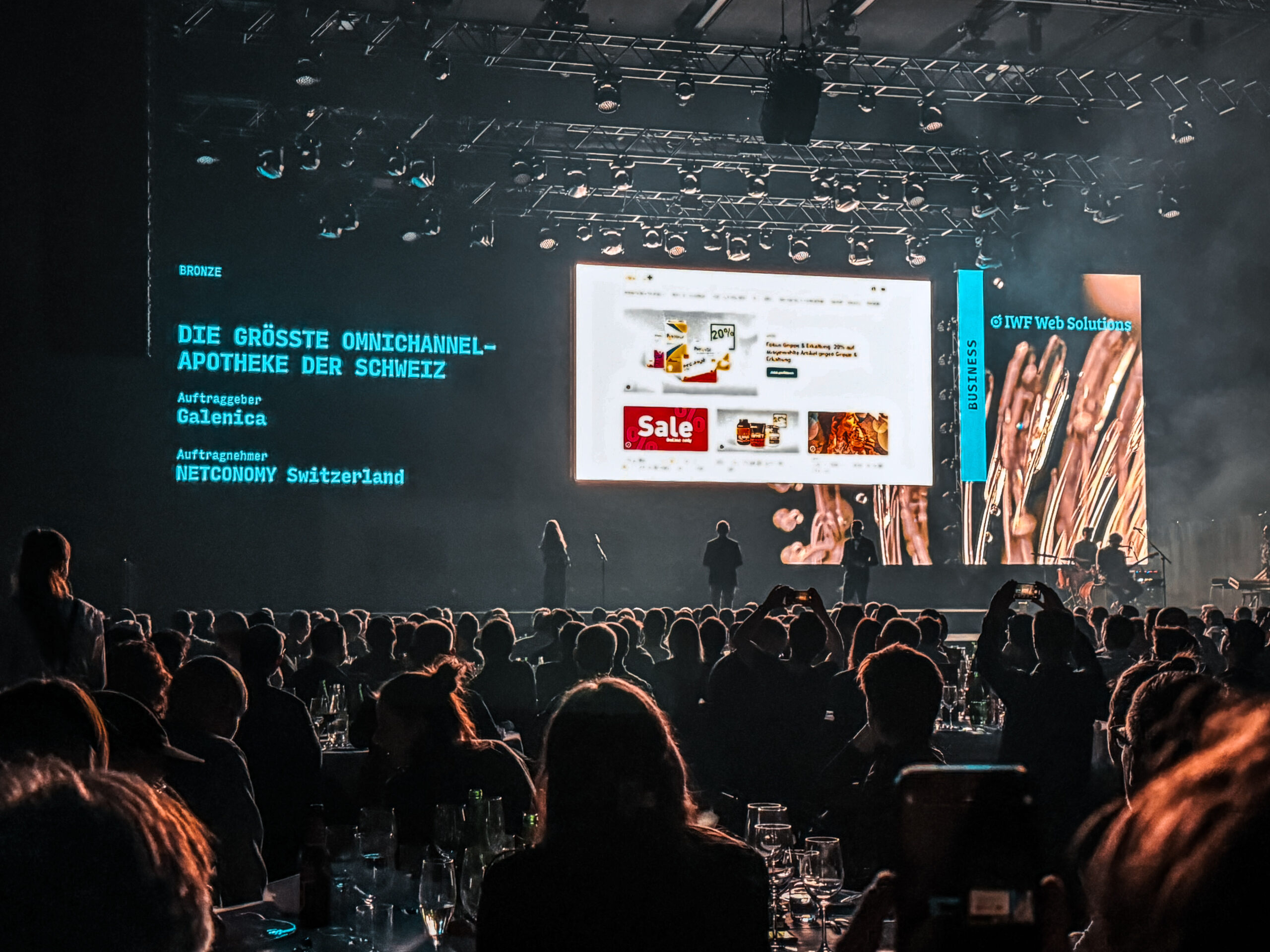 Galenica and Netconomy Best of Swiss Web Award 2025 (2)